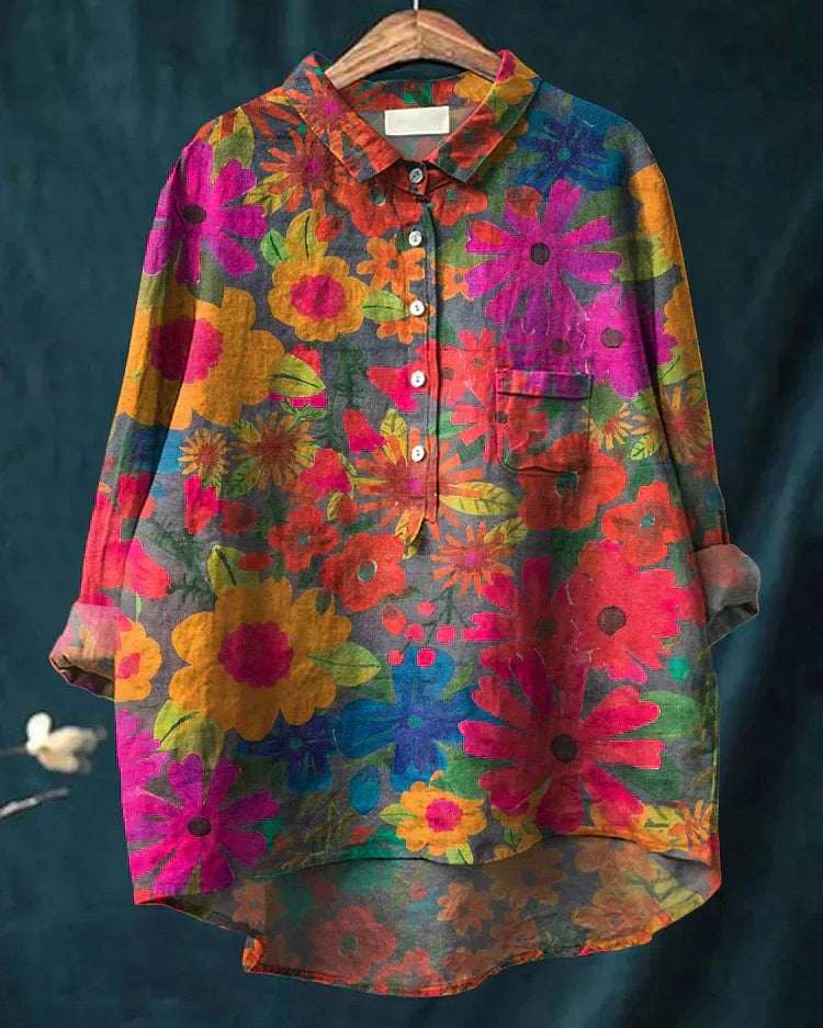 Lois | Camiseta con estampado de plantas