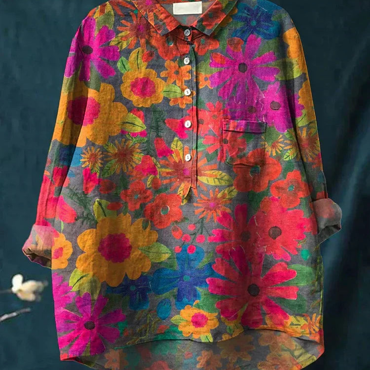 Lois | Camiseta con estampado de plantas