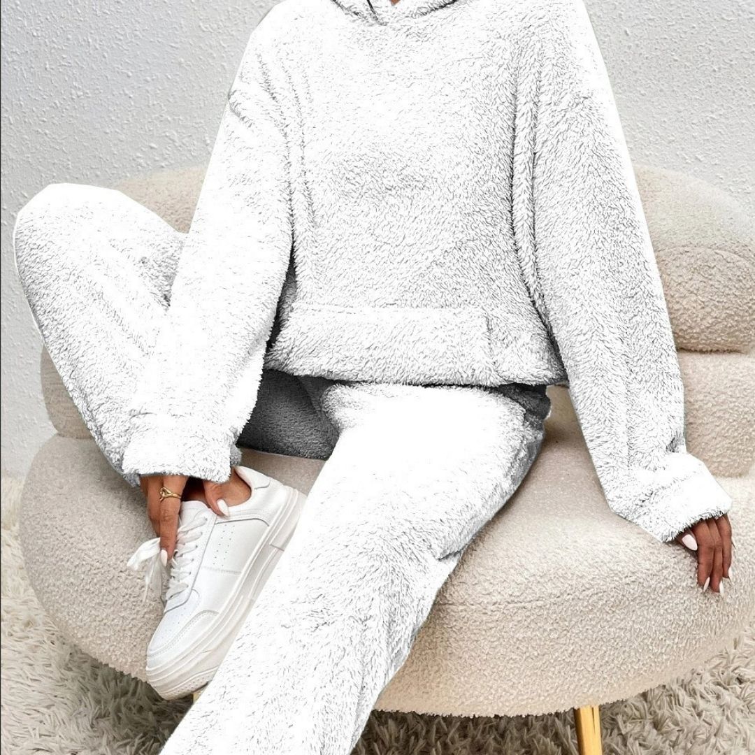 Friselia | Conjunto de invierno cómodo con capucha para mujer