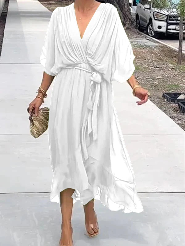 MARJORIE - VESTIDO DE CHIFFON SOFISTICADO
