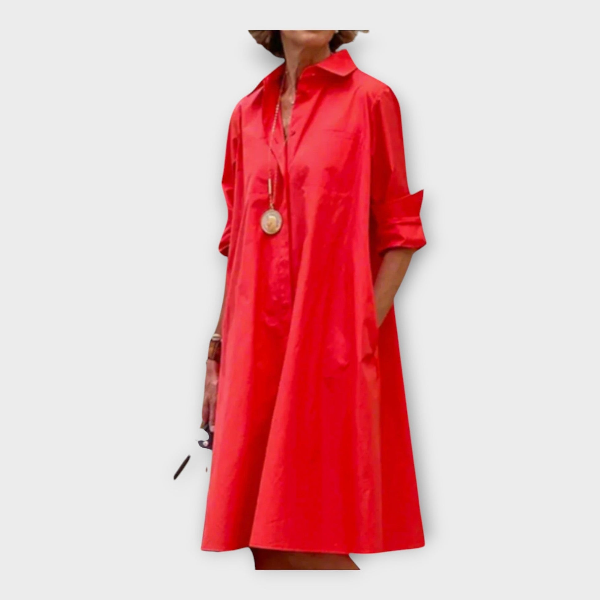 Vestido Hecho a Mano con Patrón Geométrico