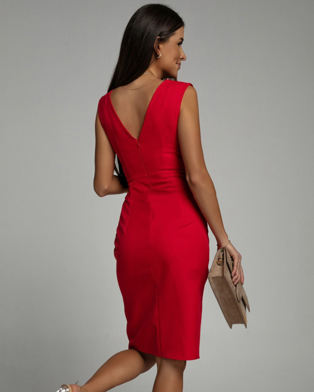 JOLI - VESTIDO DECOTADO EN V