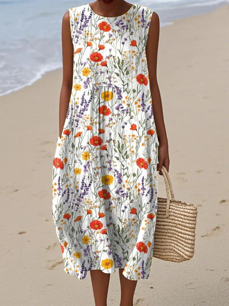 Margaux | Vestido Midi Campestre