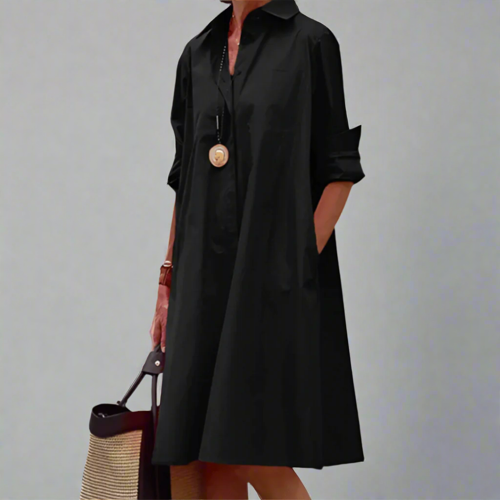 Vestido Polo Elegante Hecho de Tela de Alta Calidad