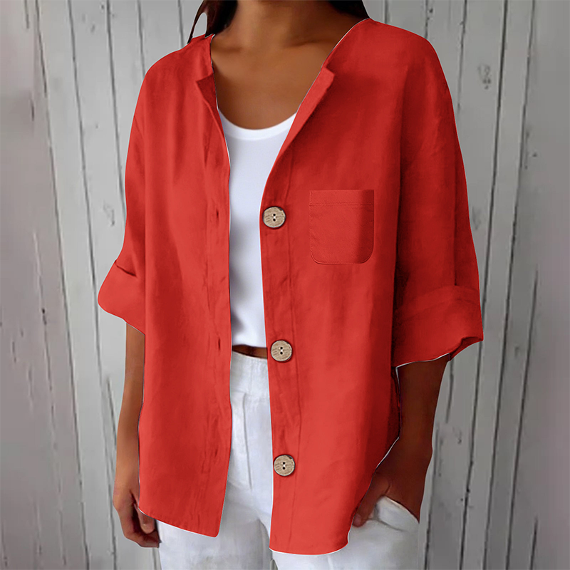 Azelia - Camisa de verano de corte amplio con un toque suave