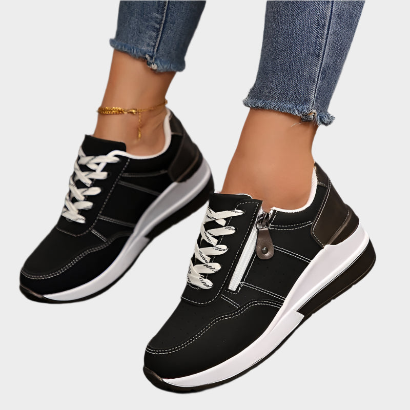 Zapato Ortopédico con Cremallera y Suela Gruesa