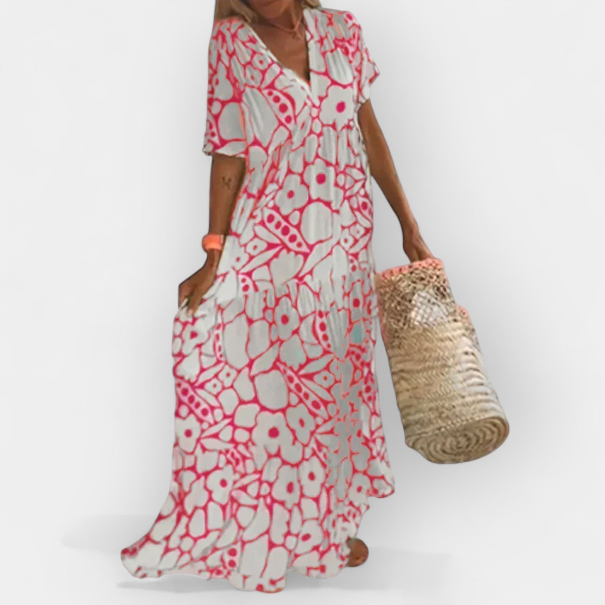 Vestido de Verano Aireado con Estampado