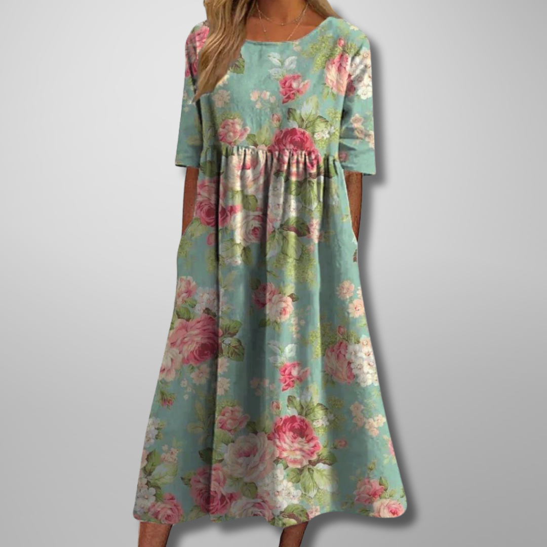 Lily | Vestido Floral Suelto y Cómodo