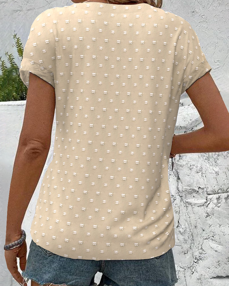 Amarys | Camisa de Cuello en V con Botones