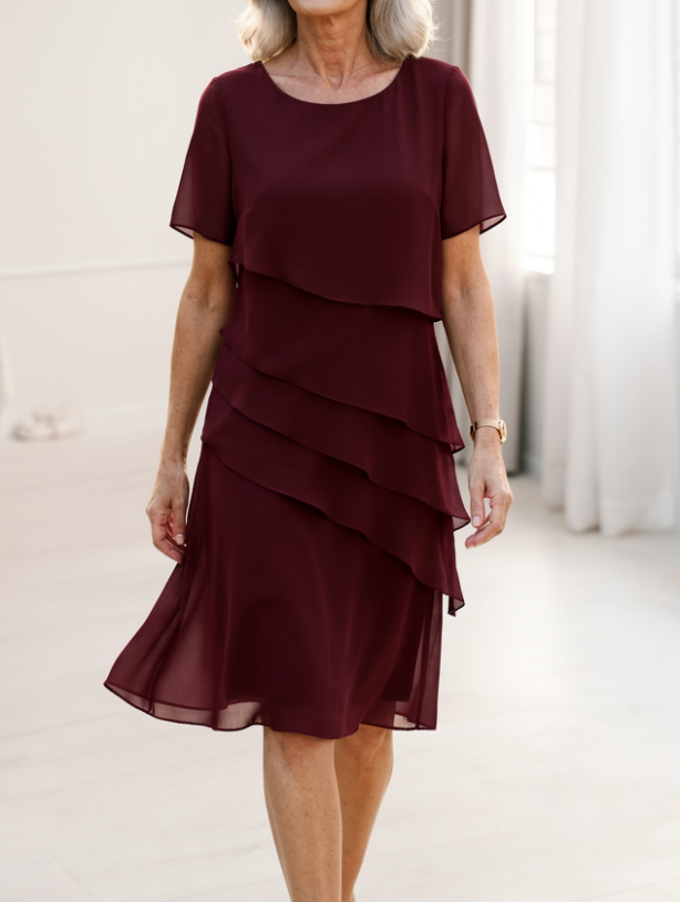Linda™ - Elegante vestido de volantes cómodo