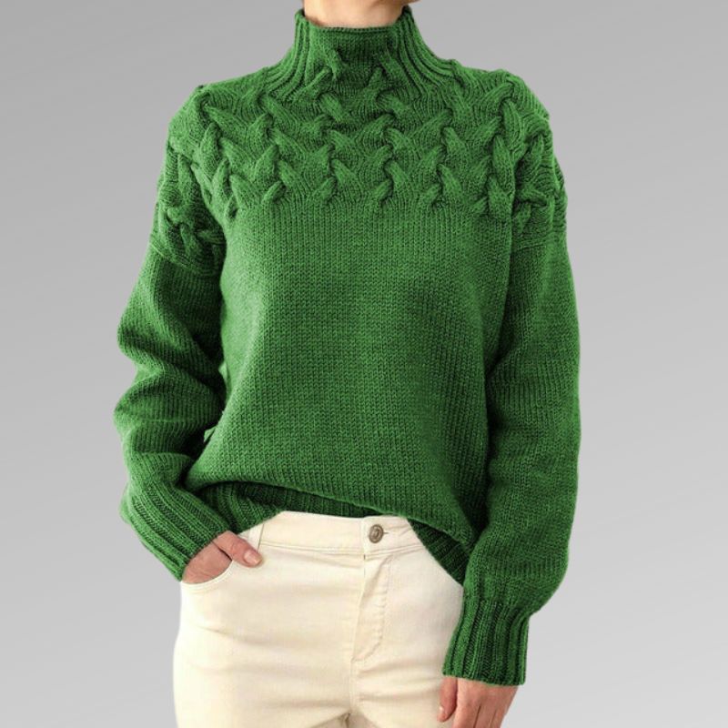 Zayla™ Elegante y Cálido con Cuello Alto