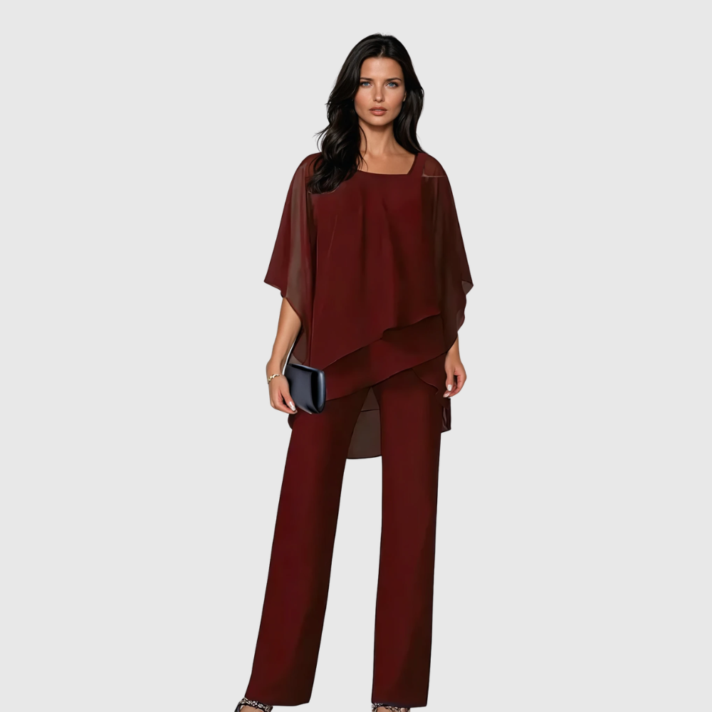 Mariella™ Conjunto de Dos Piezas en Capas