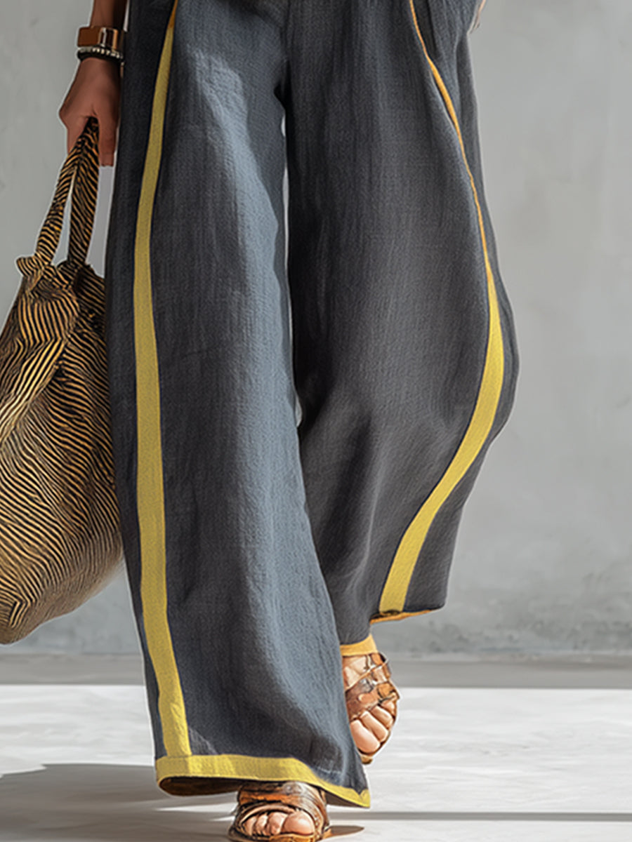 Leila™ | Conjunto Elegante de Algodón y Lino