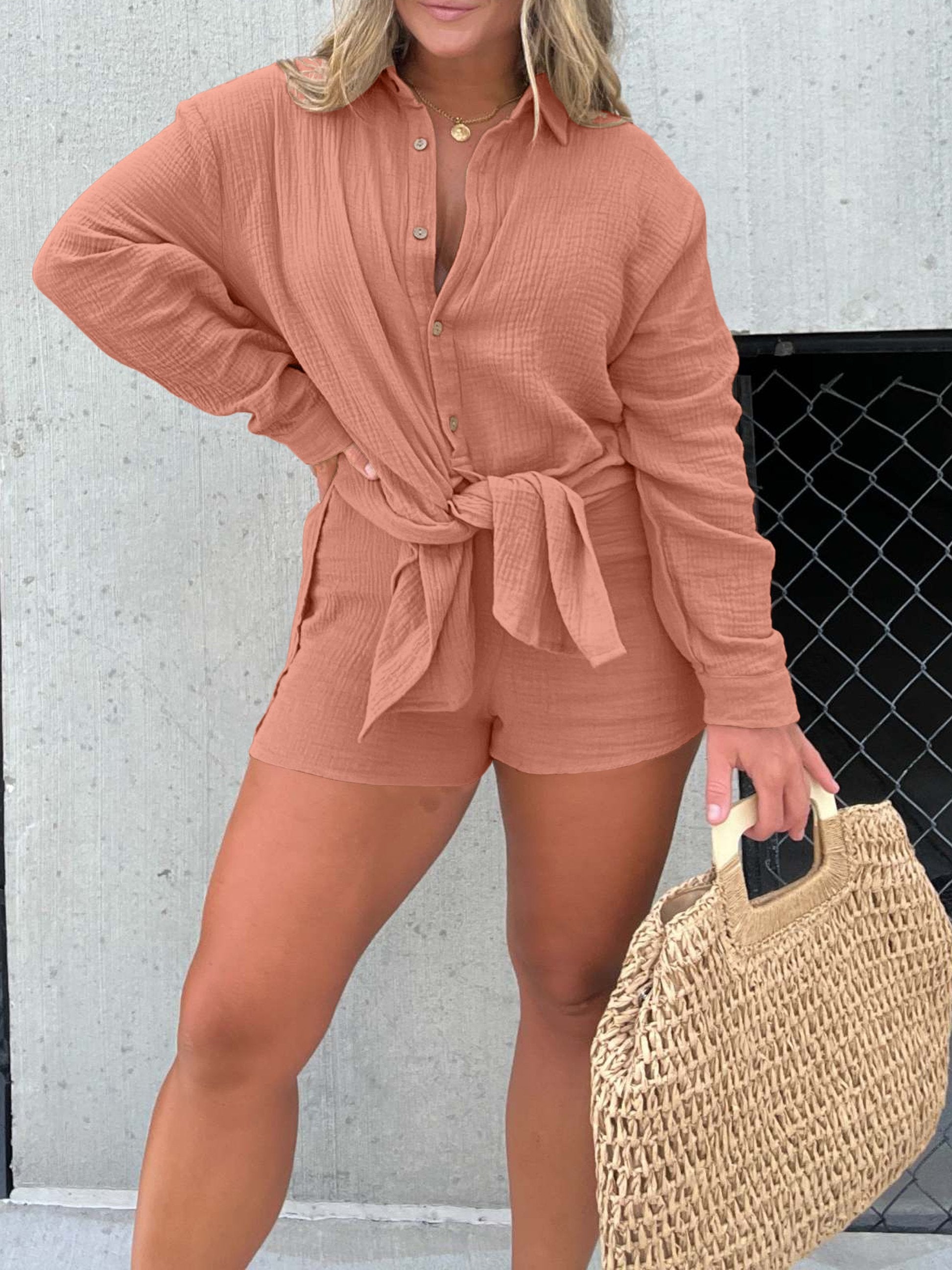 CONJUNTO DE VESTIDO ROMPER BARCELONA BREEZE