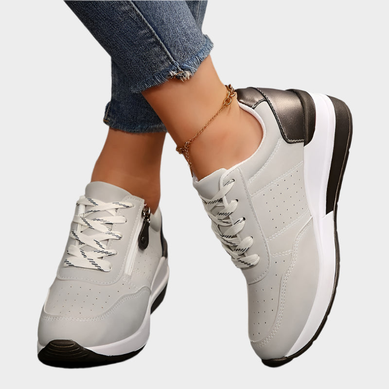 Zapato Ortopédico con Cremallera y Suela Gruesa