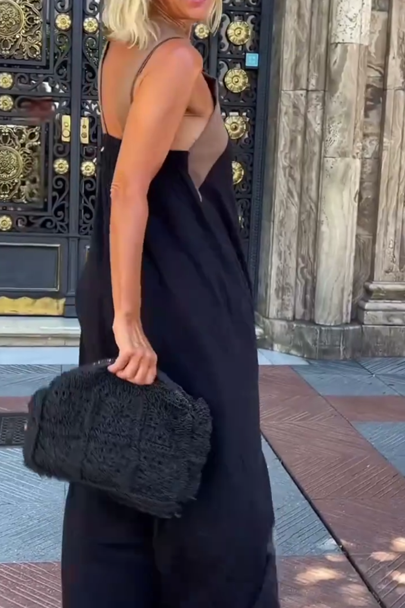 Valerie | Vestido sin mangas con cuello halter cruzado