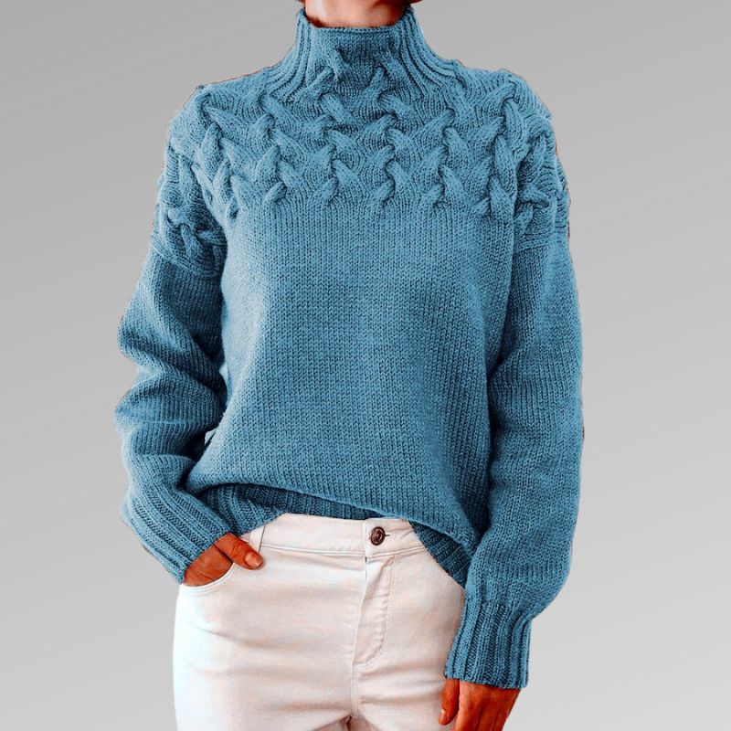 Zayla™ Elegante y Cálido con Cuello Alto