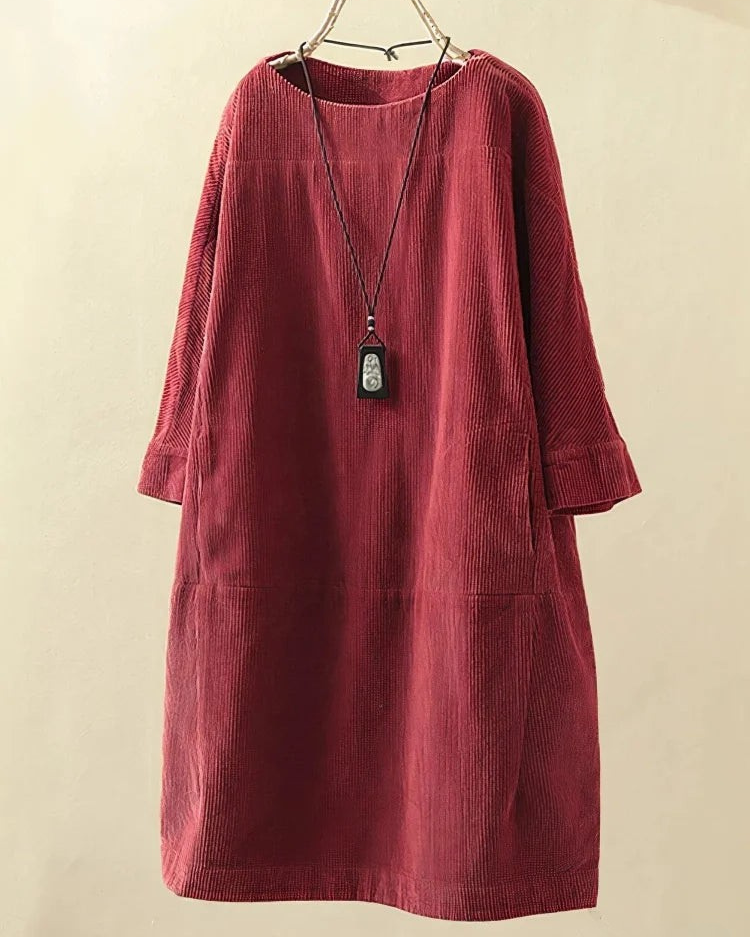 No Dualidad | Vestido casual vintage de pana