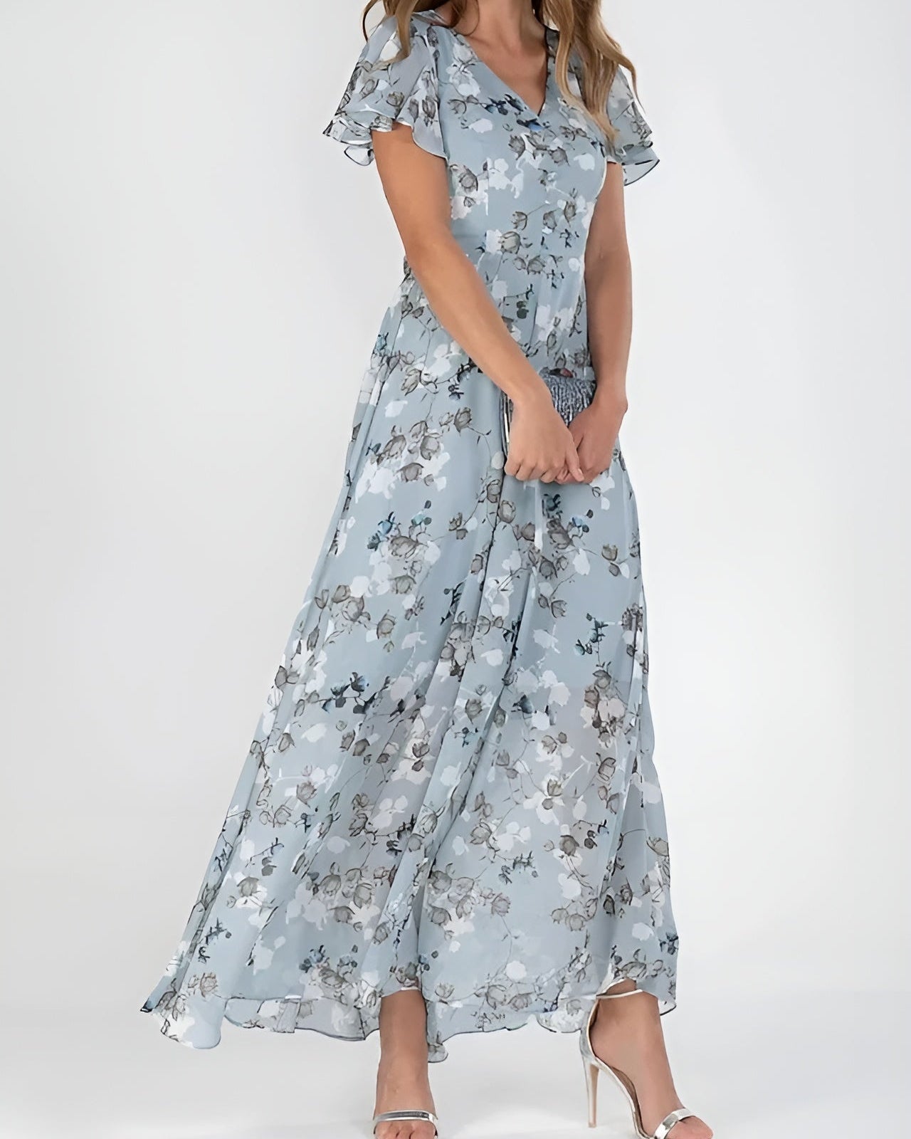 Vestido Elegante que Cubre el Abdomen