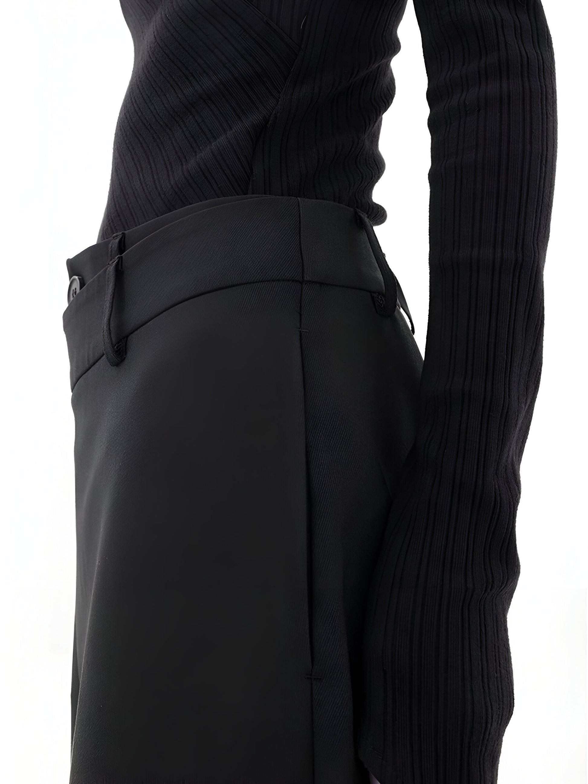 Natalie - Pantalón de Cintura Alta Moderna