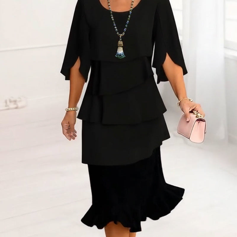 Patricia™ - Elegante vestido de confort con volantes