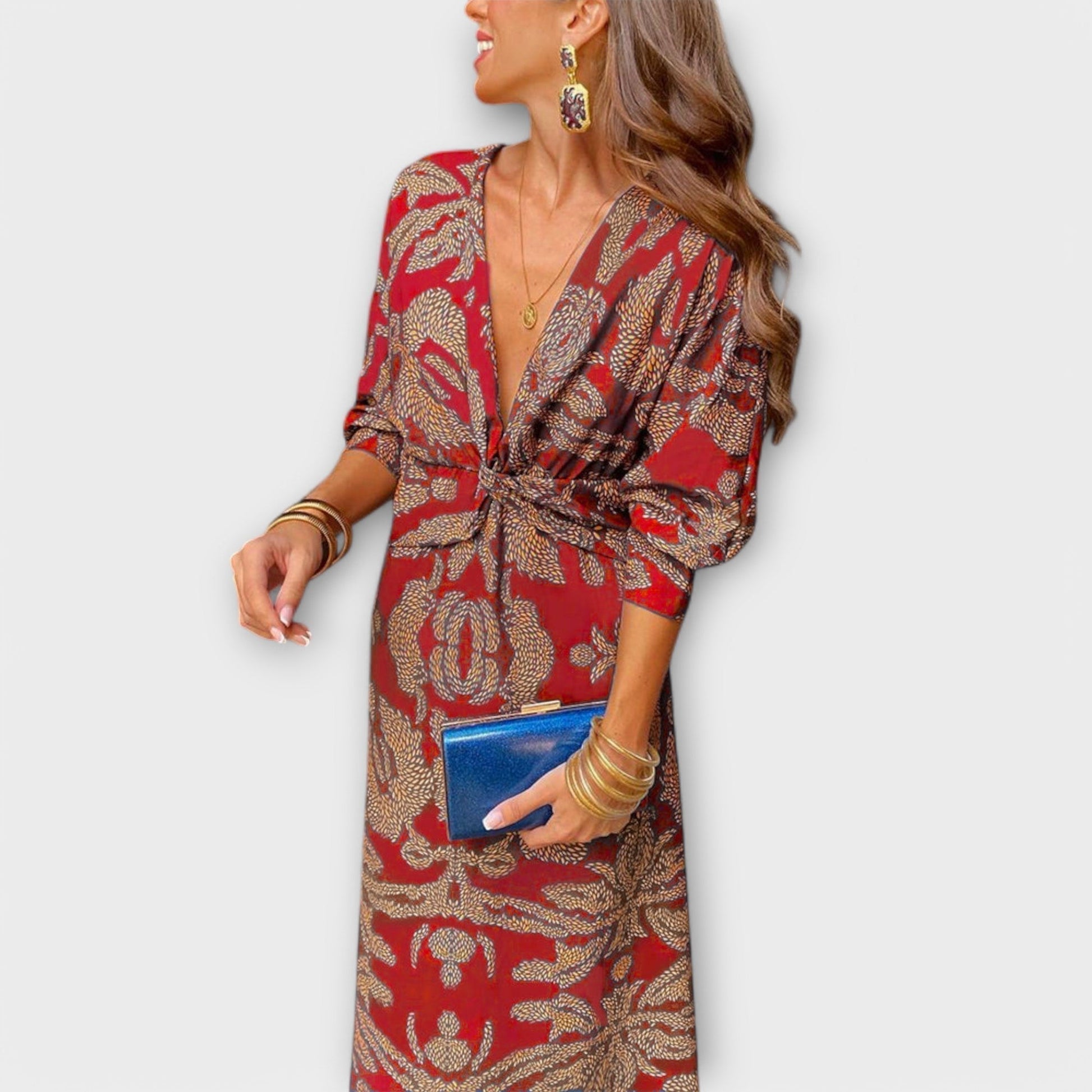 Oriana - Vestido Elegante de Mangas Largas