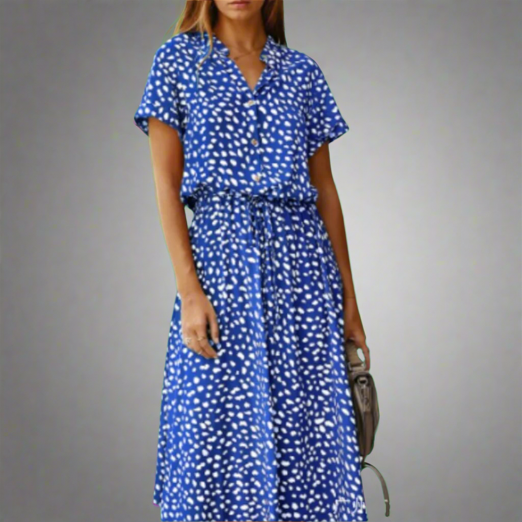 Vestido de Verano Hecho de Tejido Exquisito
