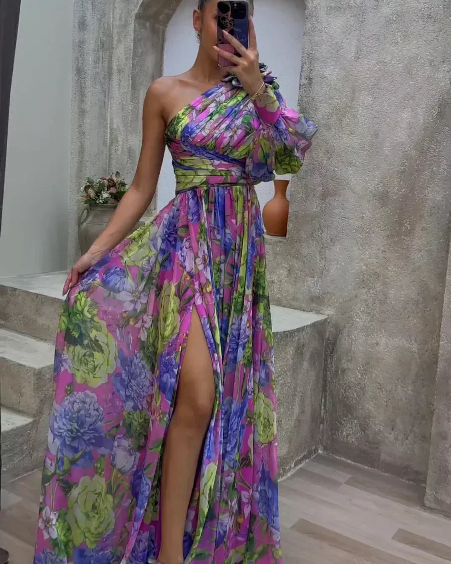 Kaia – Vestido Drapé Atemporal