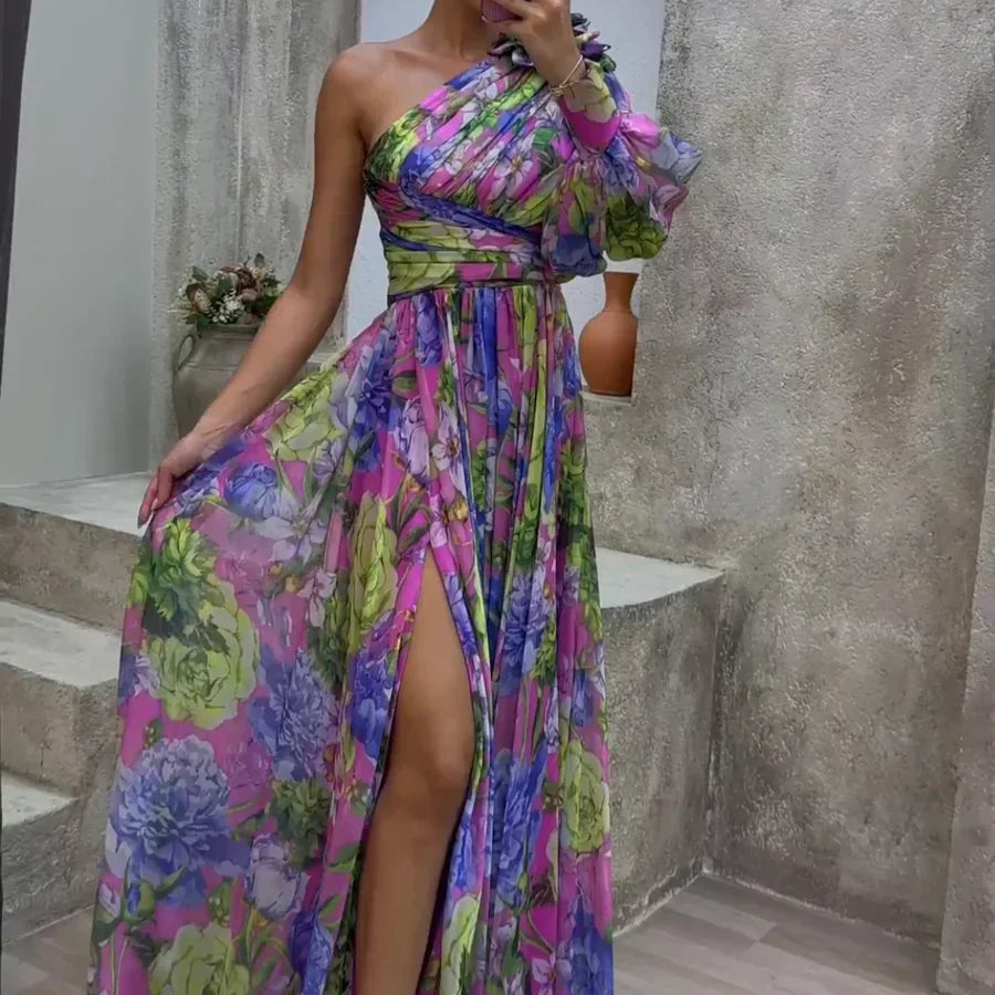 Kaia – Vestido Drapé Atemporal