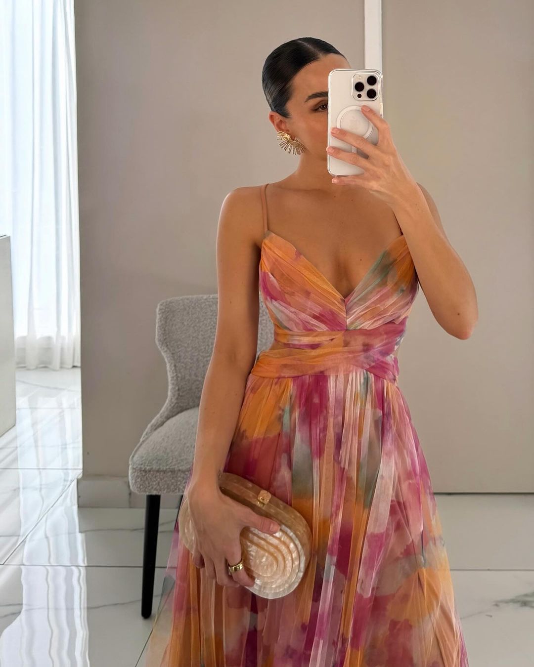 Gisele | Vestido Maxi Floral Halagador