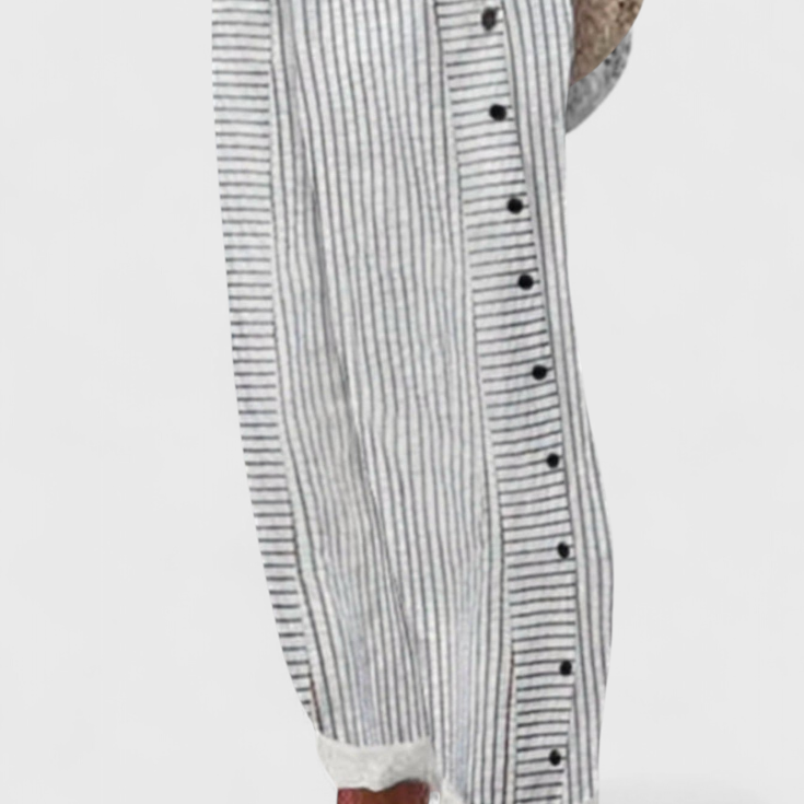 Isoldean | Pantalones Cortos de Verano a Rayas