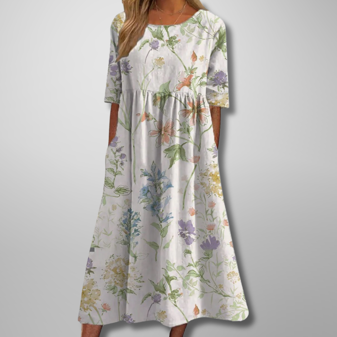 Lily | Vestido Floral Suelto y Cómodo