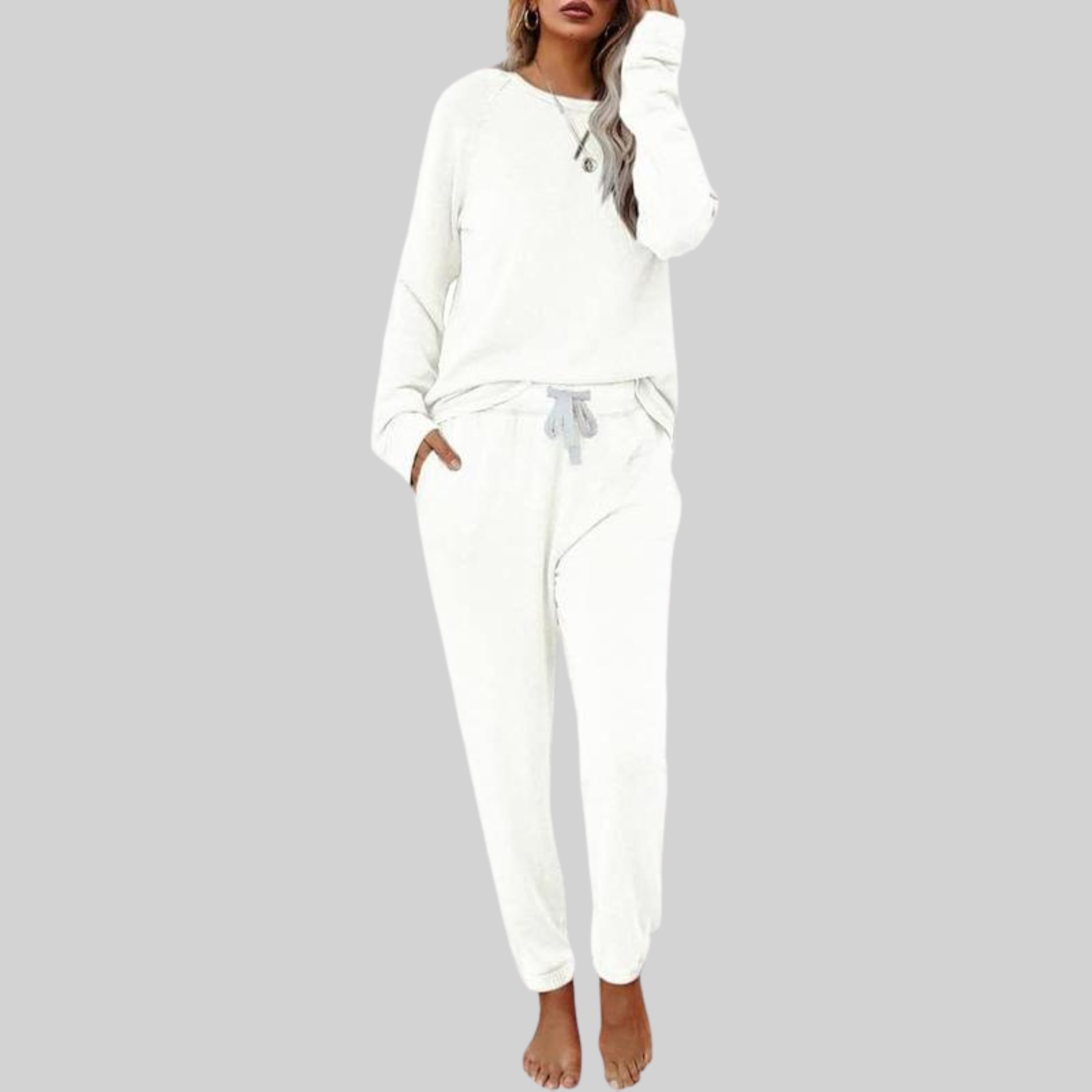Josie™ - Conjunto Casual de Sudadera y Pantalones Largos