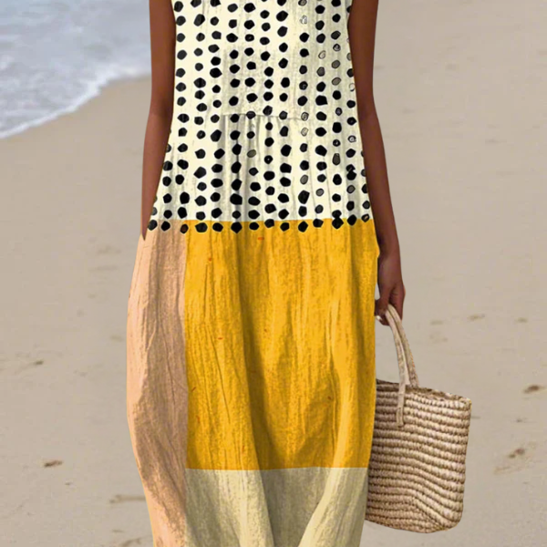 Leah | Vestido Midi de Lunares