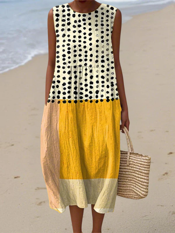Leah | Vestido Midi de Lunares