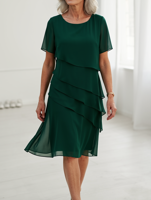 Linda™ - Elegante vestido de volantes cómodo