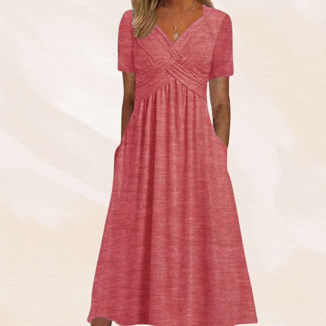 Mirella™ | Elegante vestido con escote en V