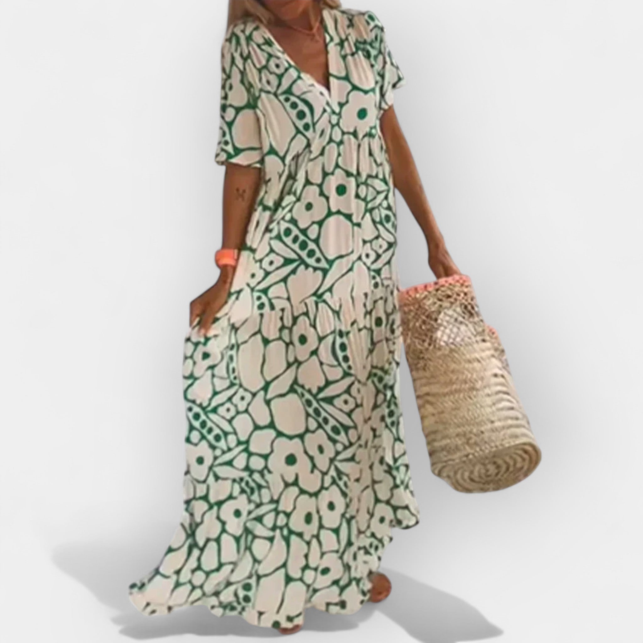 Vestido de Verano Aireado con Estampado