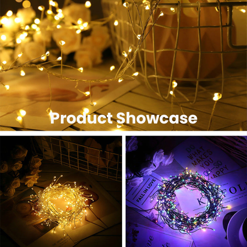 【Venta anticipada de Navidad】Luces de Navidad LED de cobre