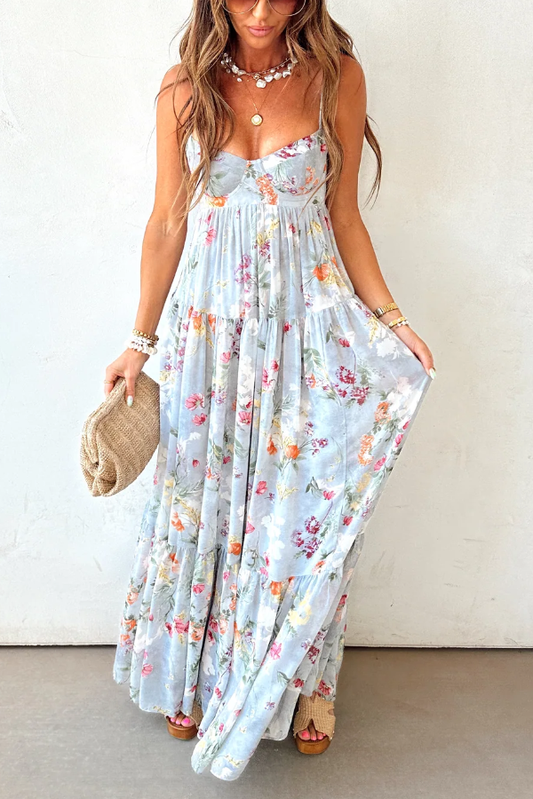 Vestido Maxi Tea Time