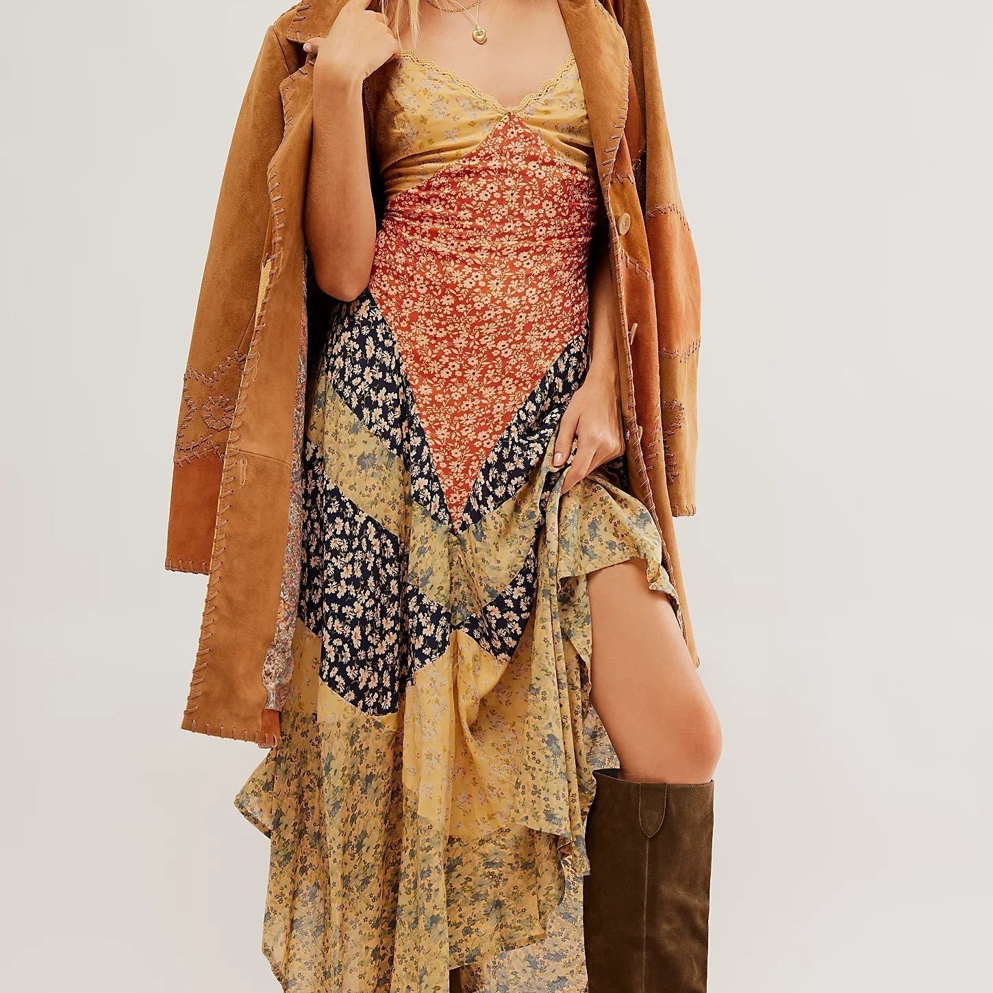 Vestido Maxi En Las Flores