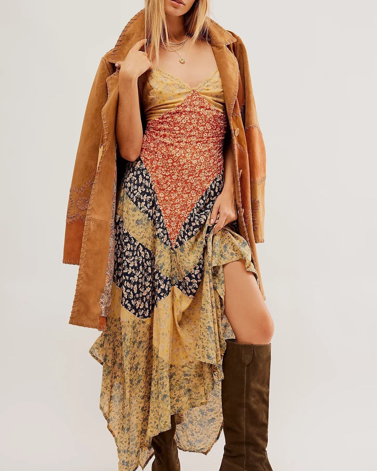 Vestido Maxi En Las Flores