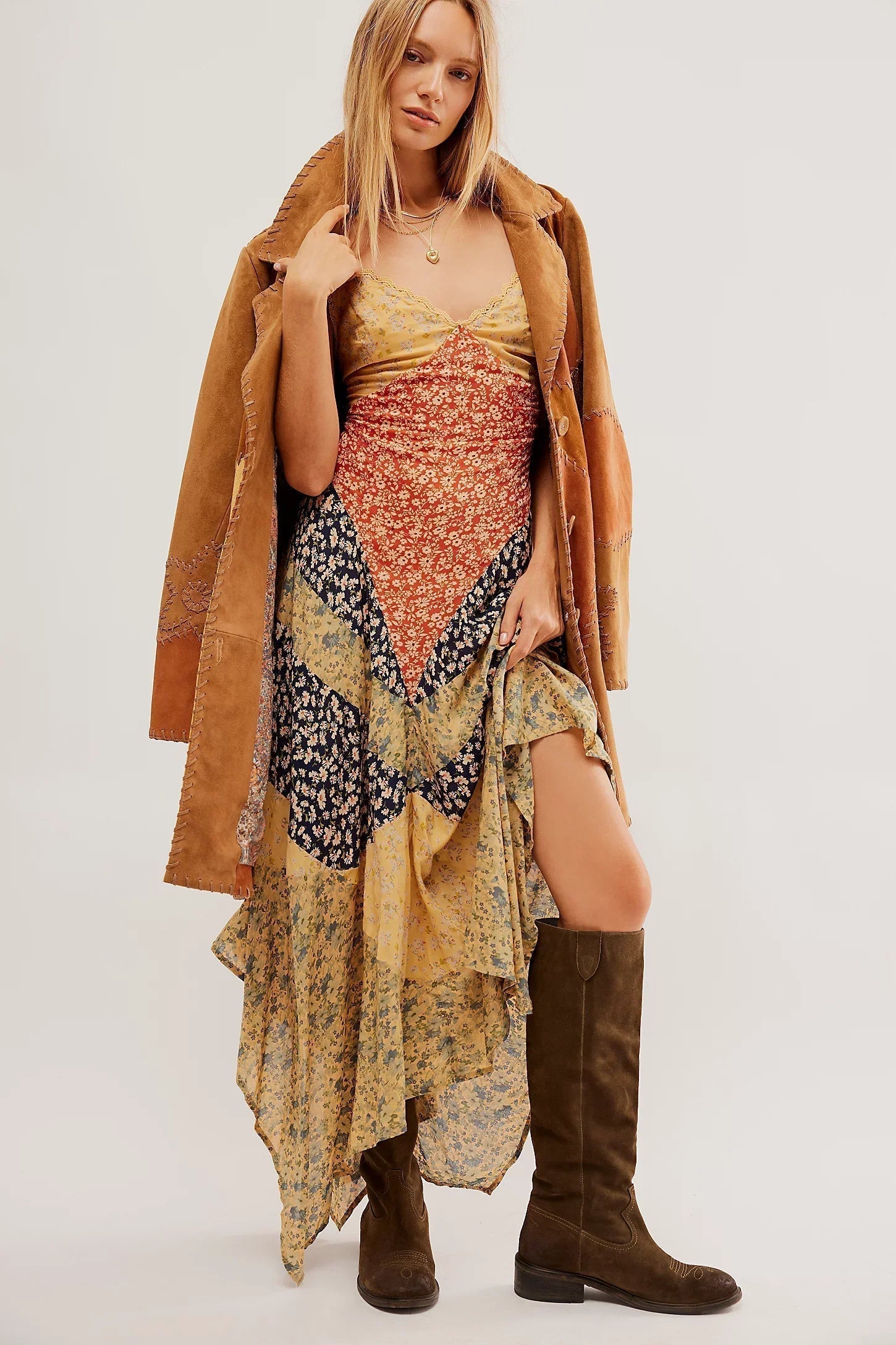 Vestido Maxi En Las Flores