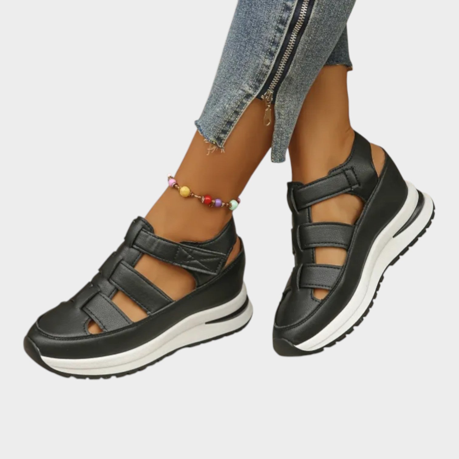 Zapatillas de Plataforma Sandalias Urbanas