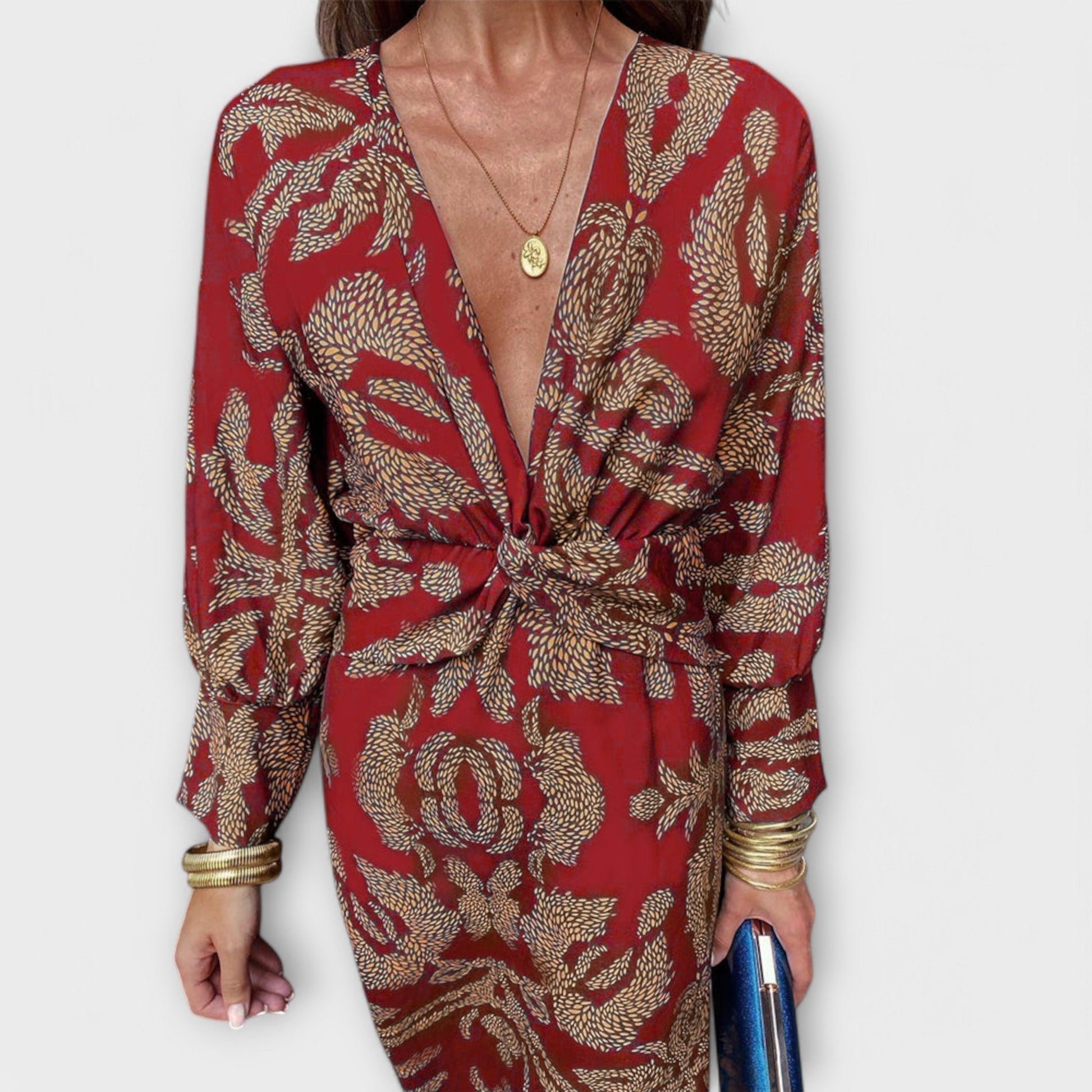 Oriana - Vestido Elegante de Mangas Largas