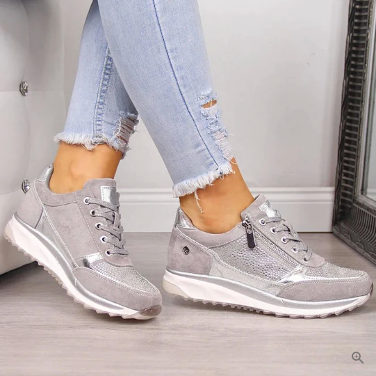 Ginevra - Zapatillas ortopédicas con cremallera