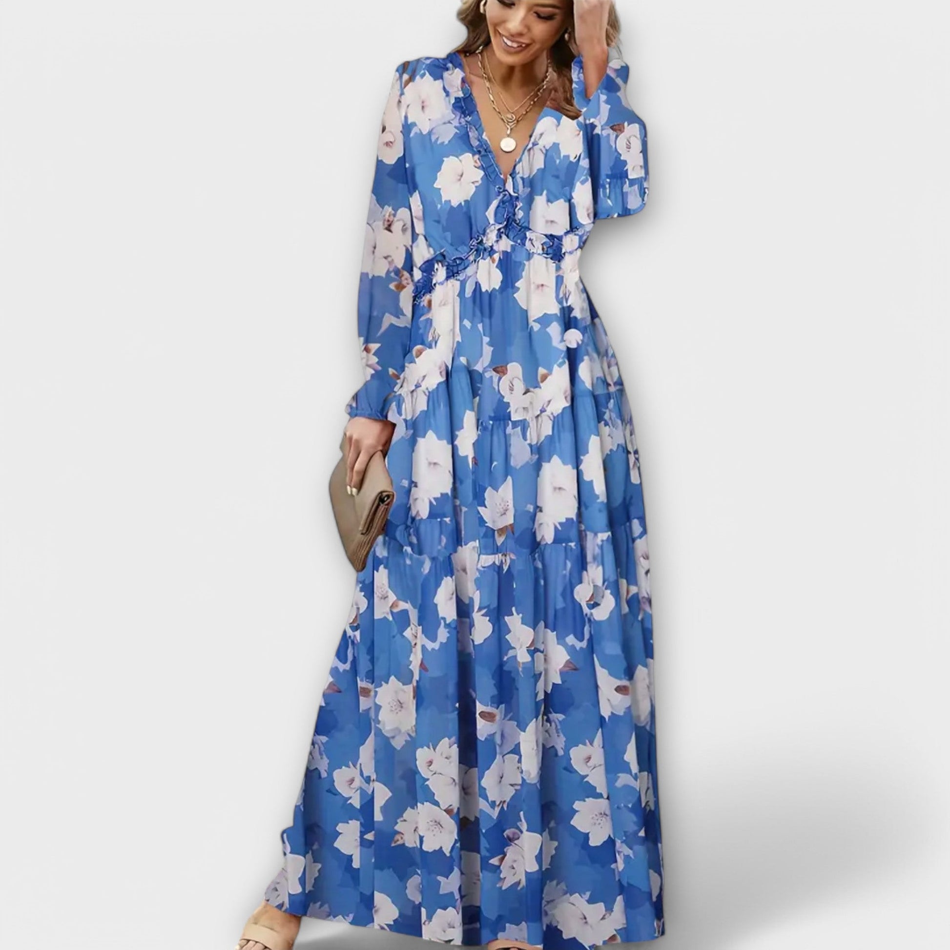 Vestido Maxi con Flores