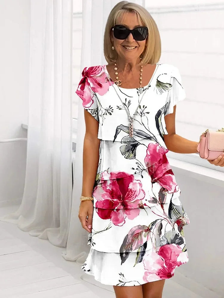Emilie | Vestido Floral en Capas