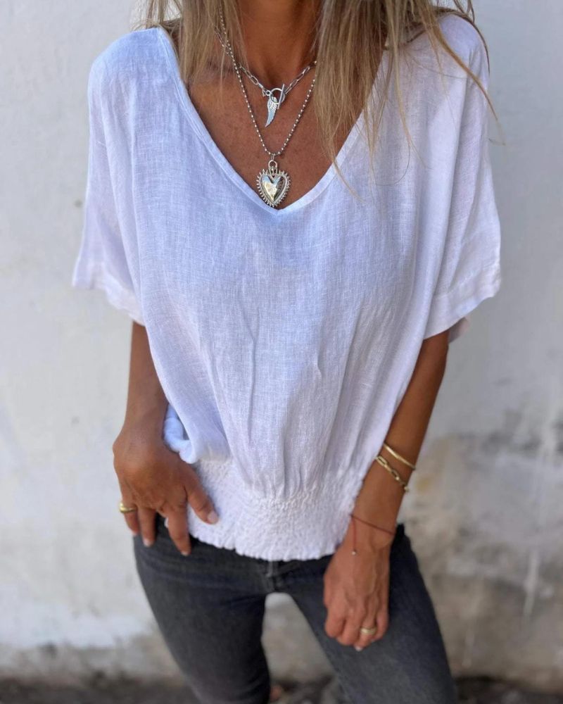LENNOX – CAMISETA V DE CUELLO CORTO