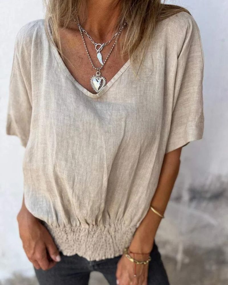 LENNOX – CAMISETA V DE CUELLO CORTO